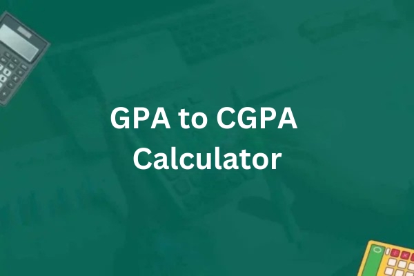 GPA to CGPA Calculator